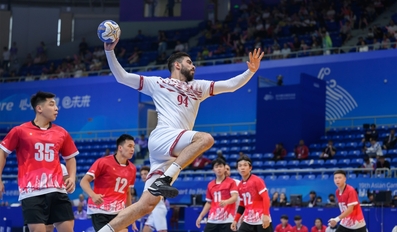 Qatar wins opening handball match against Hong Kong in  19th Asian Games prelims
